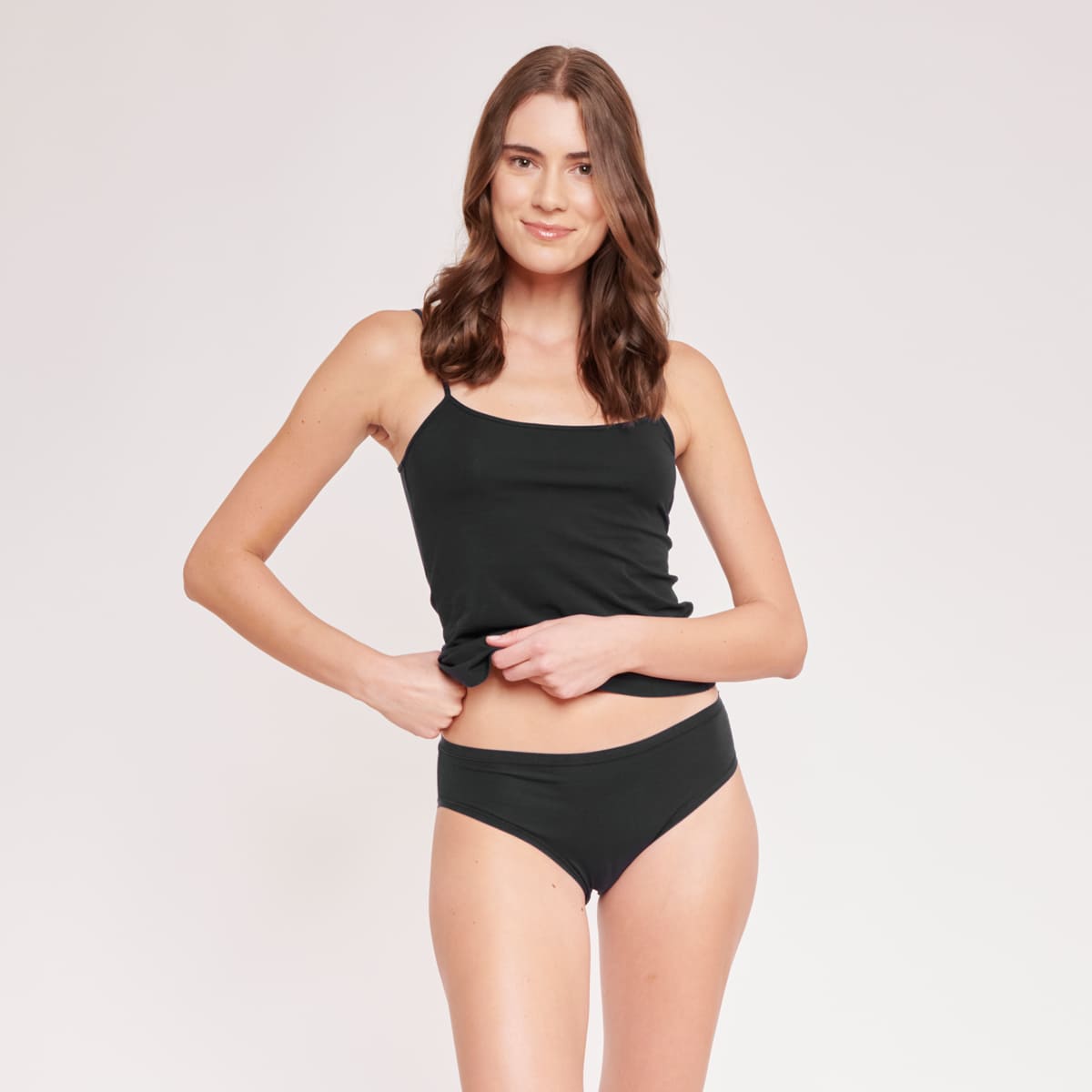 Set Spaghetti Top und Taillen Slip